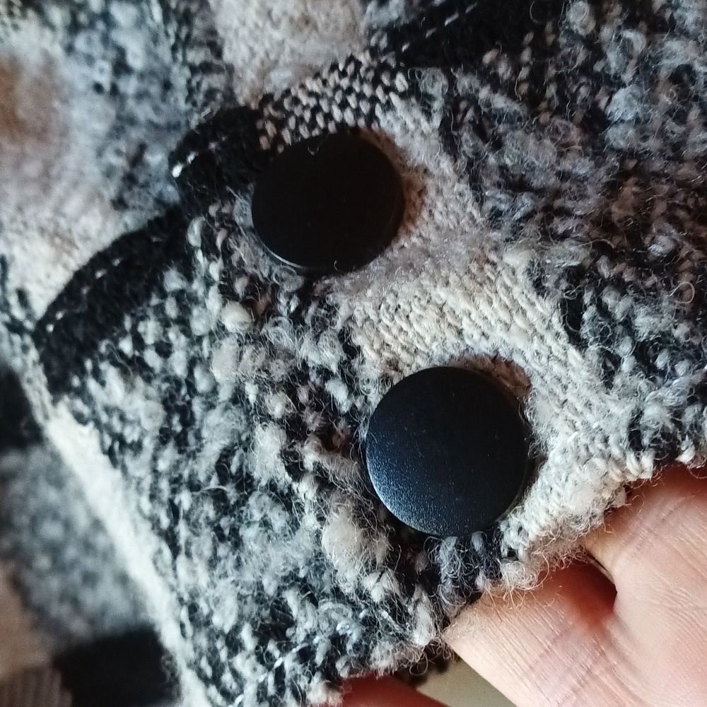 Steve Madden Eldridge shirt jacket shacket snaps pockets houndstooth… - Picture 7 of 11